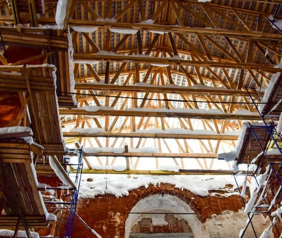 Кровля изнутри