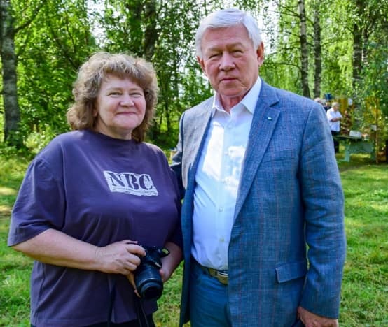 Анатолий Николаевич Перминов с фотографом